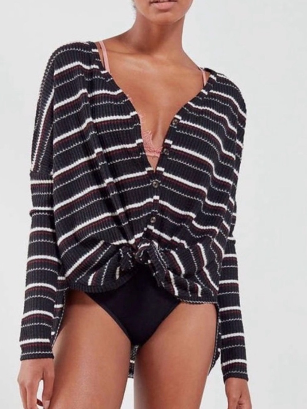 UO Out From Under Jojo Oversized Thermal Tee